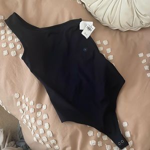 Abercrombie & Fitch One Shoulder Bodysuit